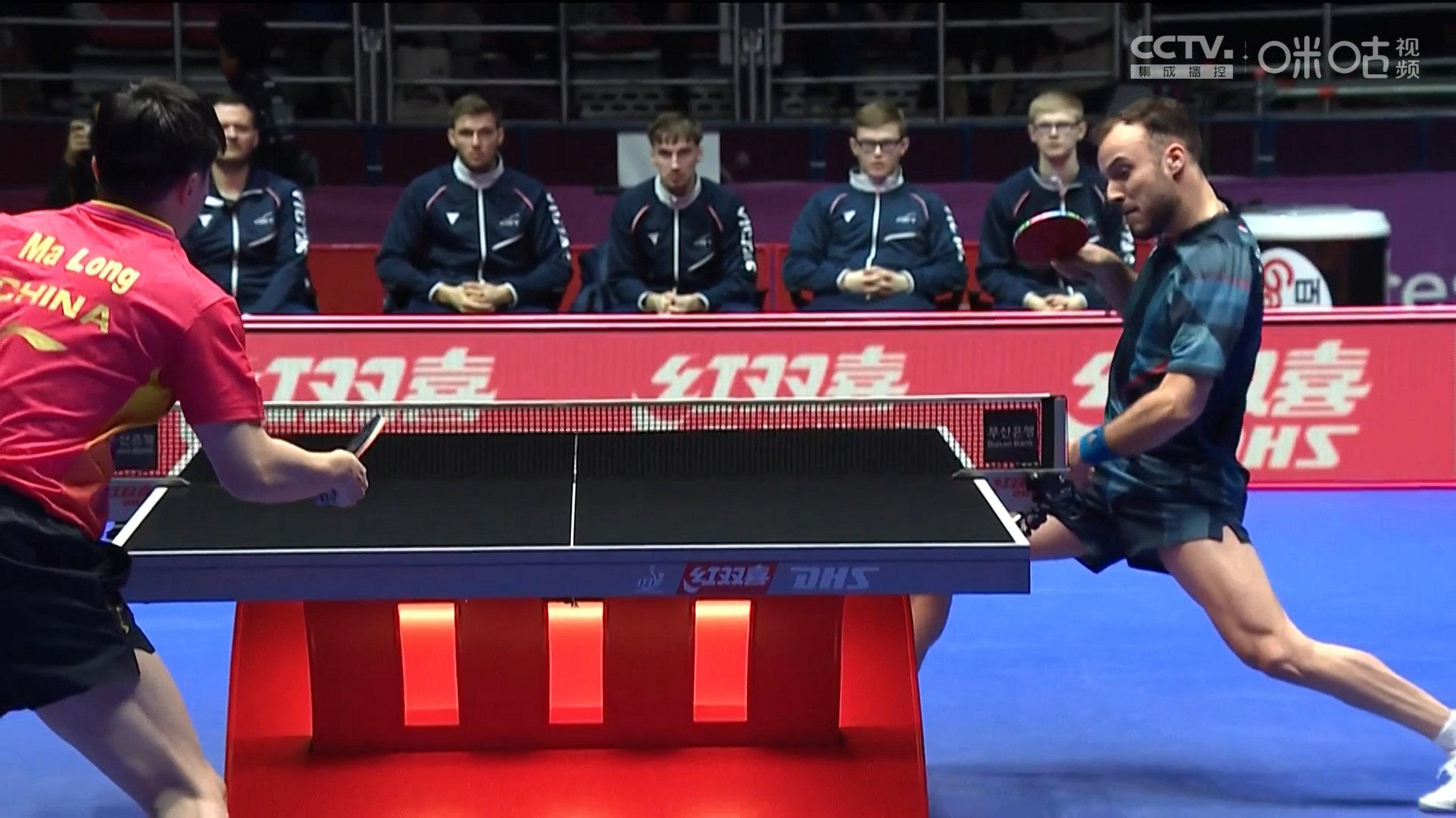 韩国队翻盘法国队，马龙高光表现